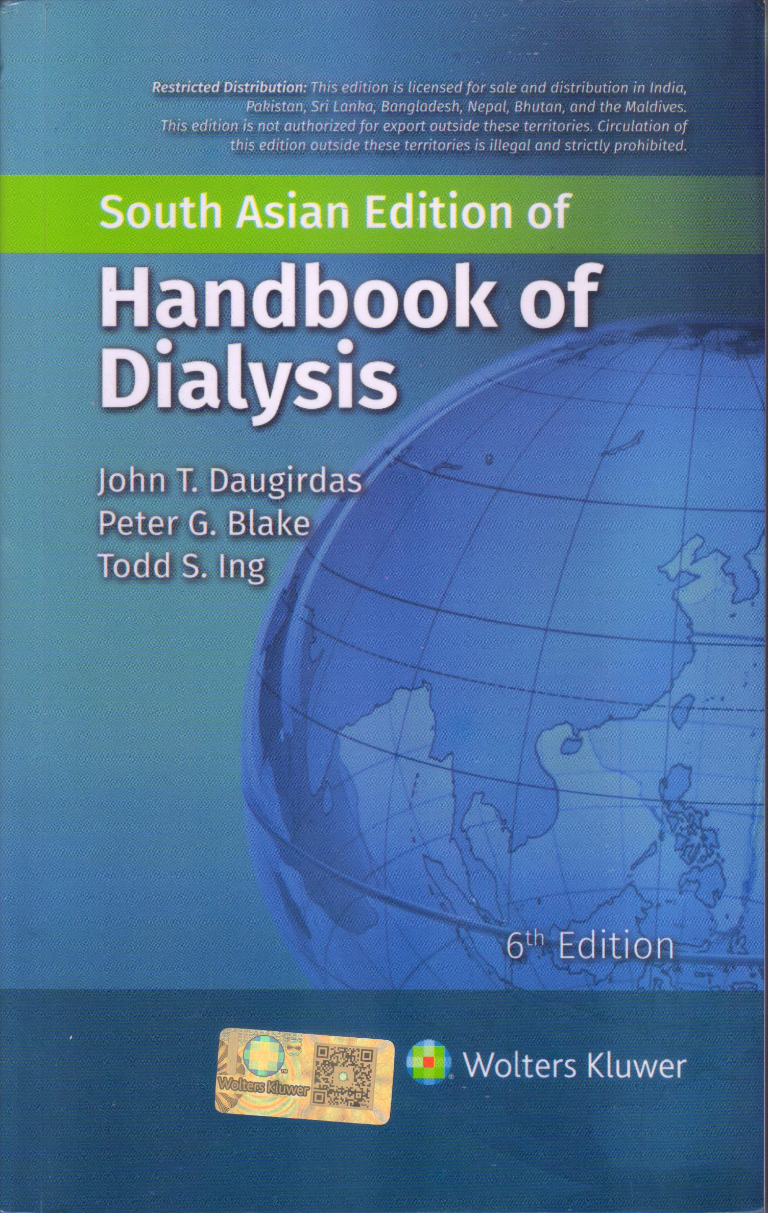 Handbook of Dialysis 6th/2025